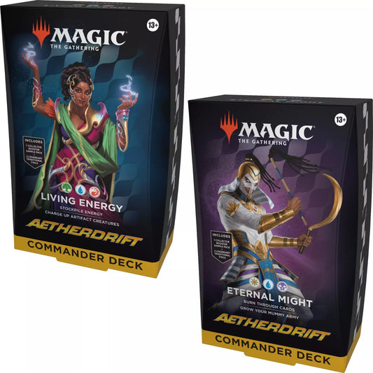 Commander Decks -Set of 2- Aetherdrift DFT MTG - Product Image