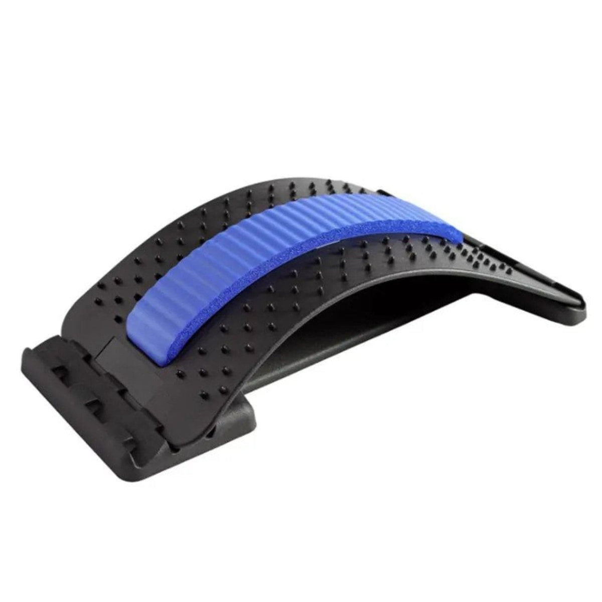 Multi-Level Lumbar Stretcher with adjustable height and acupressure pins