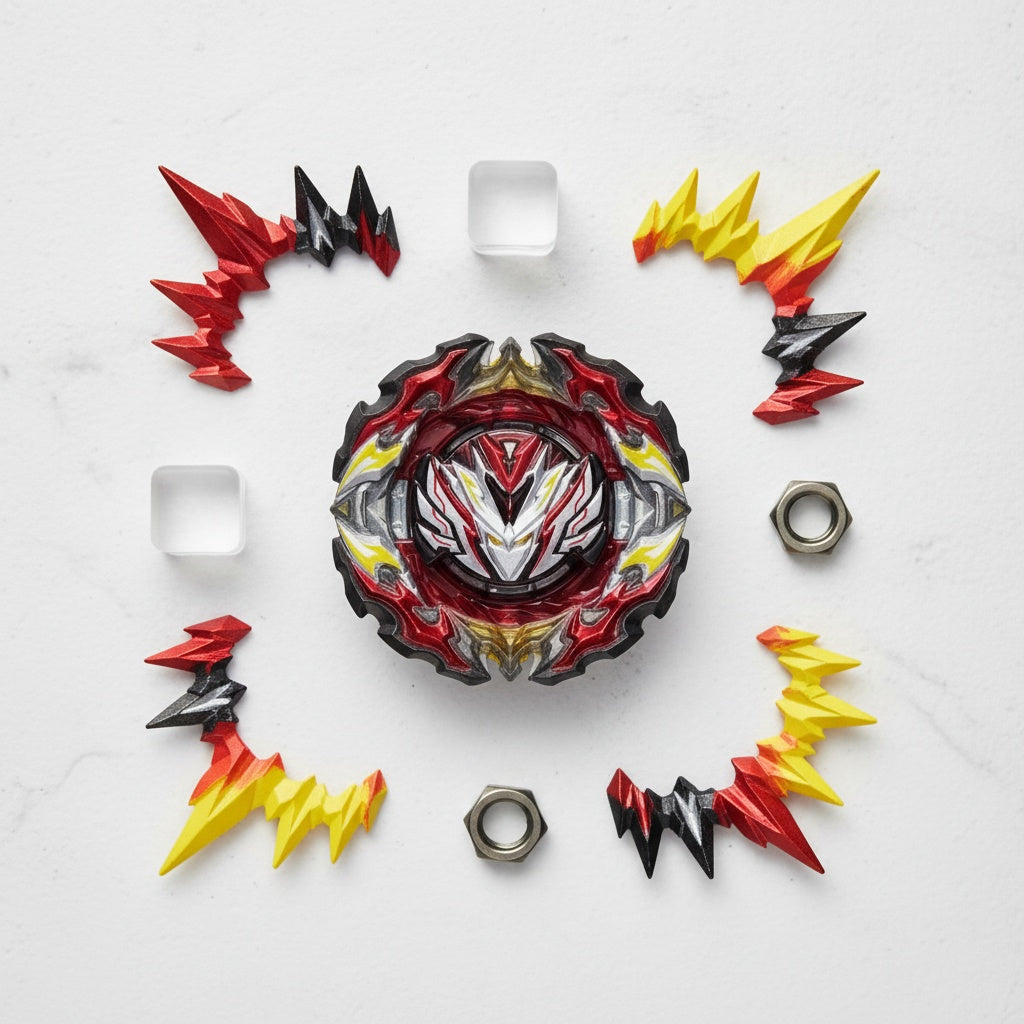 Beyblade Super Burst Spinning Top Starter Set – Balance Type with Launcher